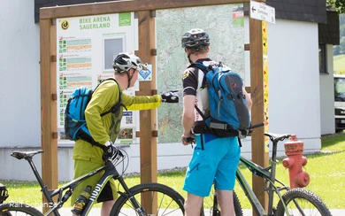 Auf einer geführten Biketour mit Michael Behle